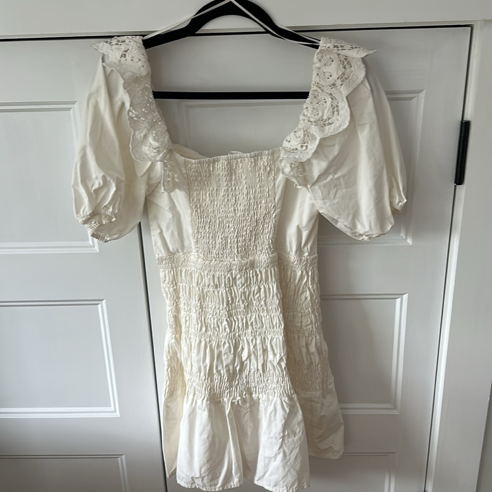 Astr Cream Lace Dress - Picture 3 of 3